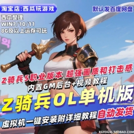 Z骑兵单机版5职业虚拟机一键端单机内置简易GM工具PC网游单机