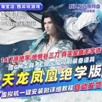 天龙八部凤凰绝学单机版14门派无字谱星盘赠GM无限元宝PC网游单机